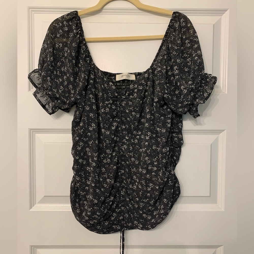 Black & White Blouse